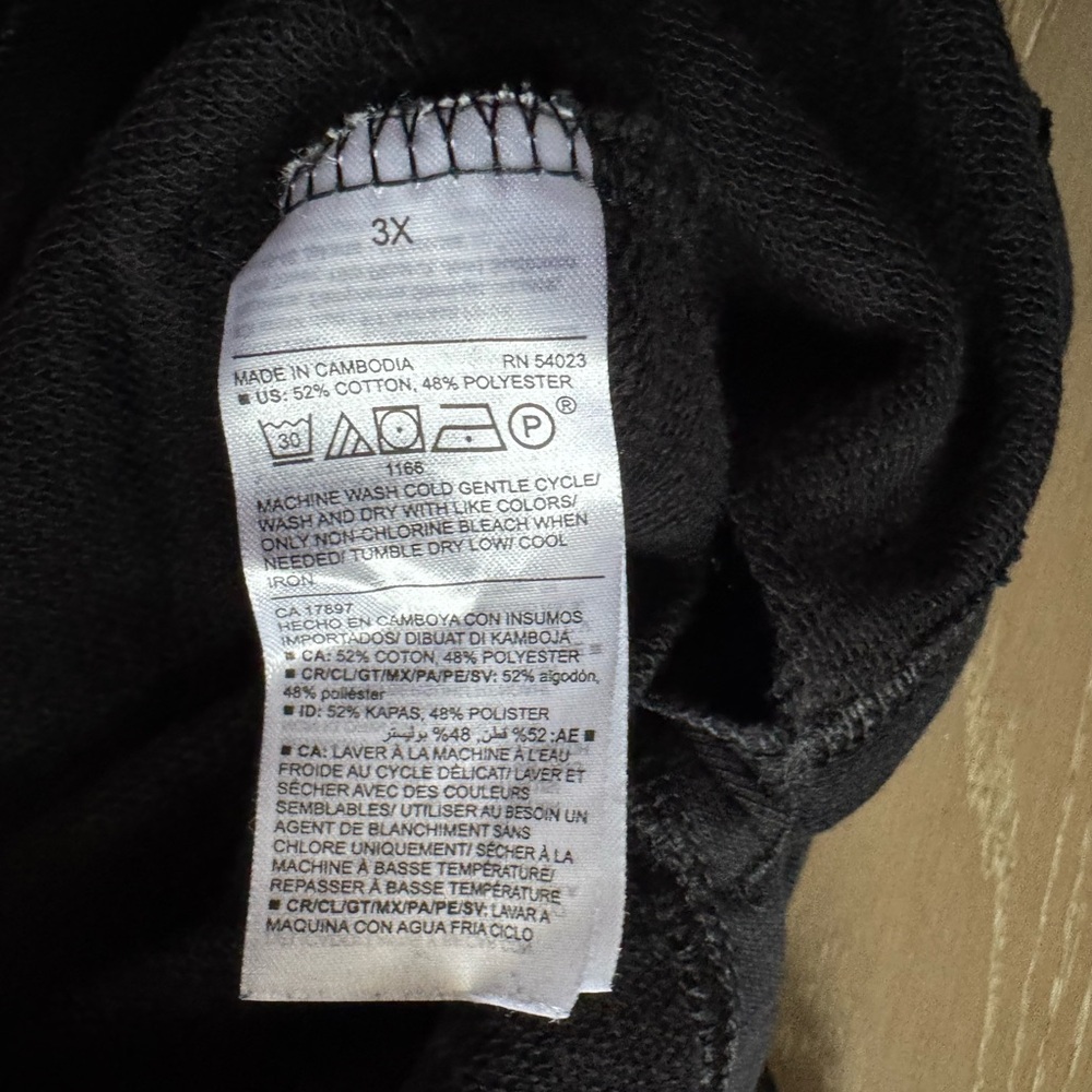 Old Navy Black Hooded sweatshirt Dress - Picture 4 of 4